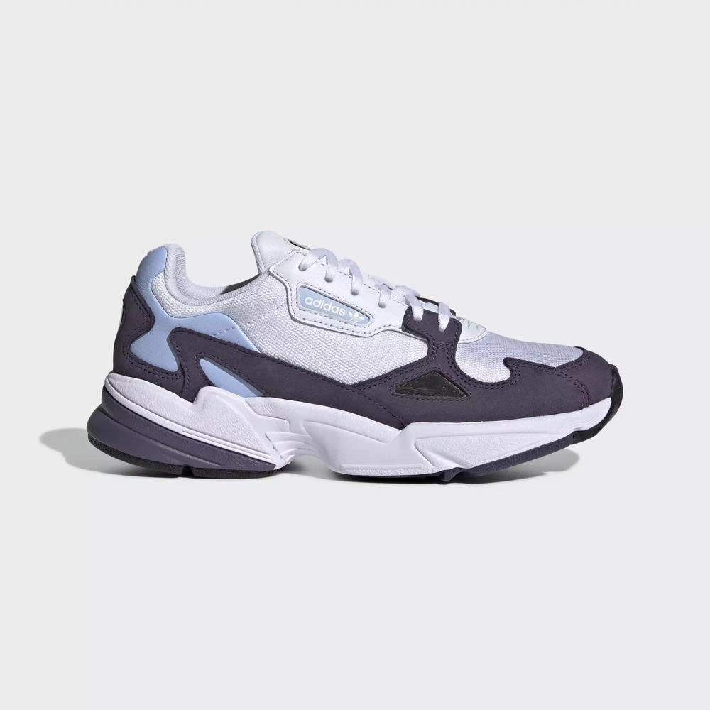 Adidas Falcon Tenis Morados Para Mujer (MX-34152)